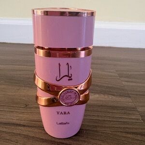 Lattafa Yara Pink Perfume Bottle
